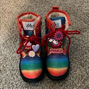Lola + The Boys Rainbow Boots